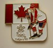 Calgary - hockey flags - Canada.JPG