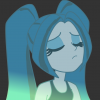 2020_12_27 - MLP FiM EQG Aria Blaze to Daylight Glisten grey tank.png