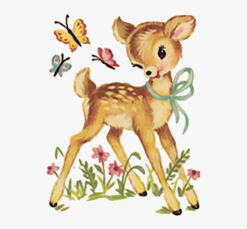 566-5667699_deer-fawn-vintage-sticker-oktouse-whatsmineisyours-vintage-nursery.png